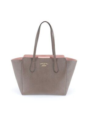 Gucci Swing Leather Tote Shoulder Hand